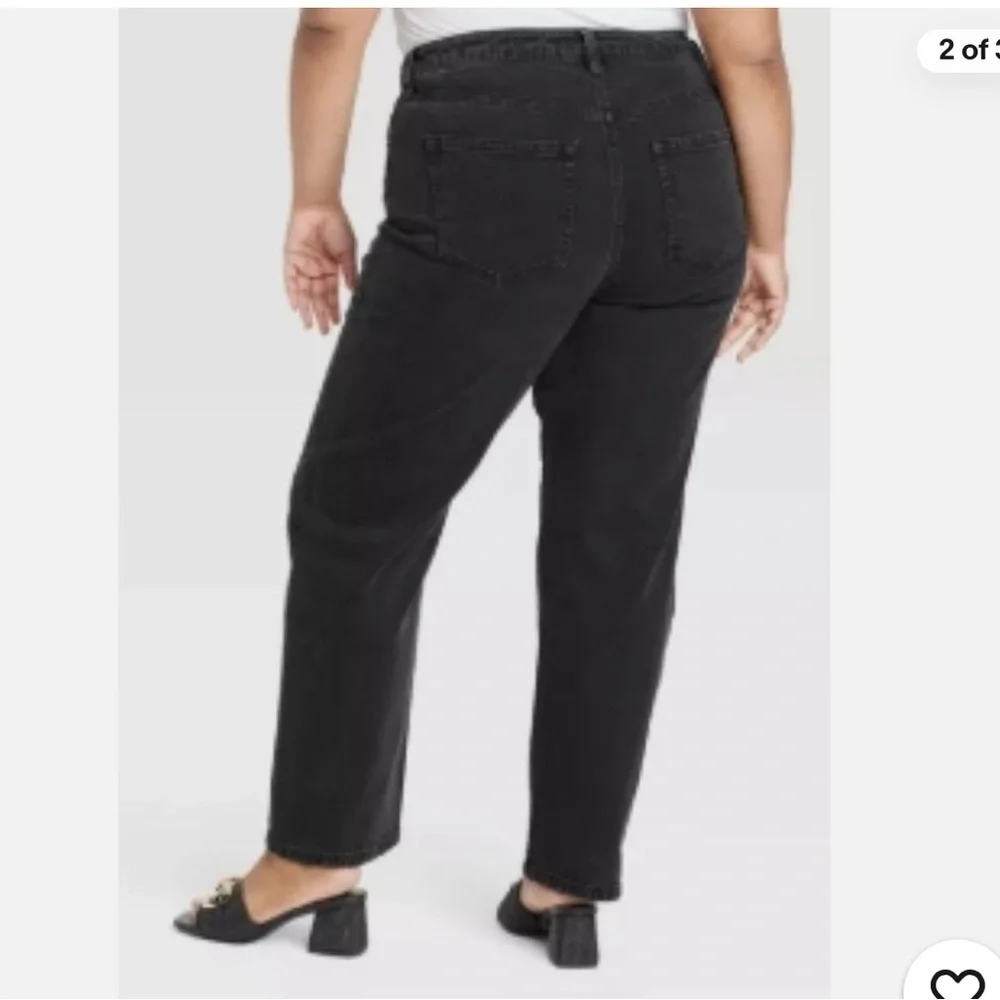 Ava & Viv- Women's High-Rise 90's Straight Leg Jeans